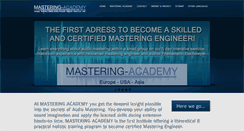 Desktop Screenshot of mastering-academy.com