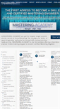 Mobile Screenshot of mastering-academy.com